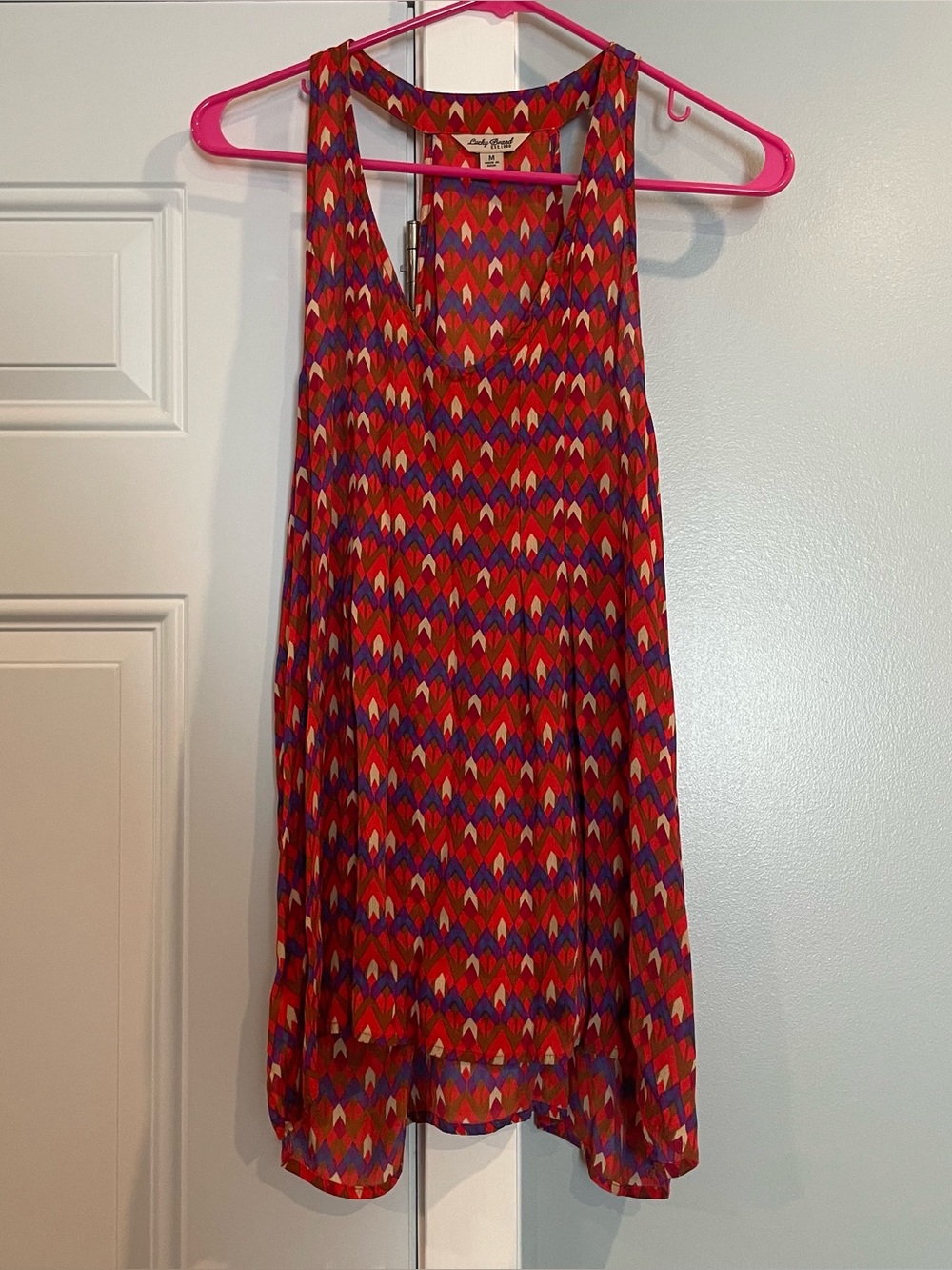 Lucky Brand Racerback Light Weight Top Size Medium